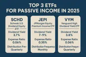 Top 3 ETFs for Passive Income in 2025