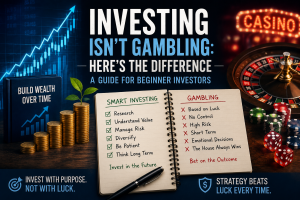 Investing Isn't Gambling: Here's the Difference